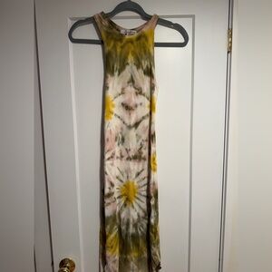 Young Fabulous & Broke Yellow Tie-Dye Top